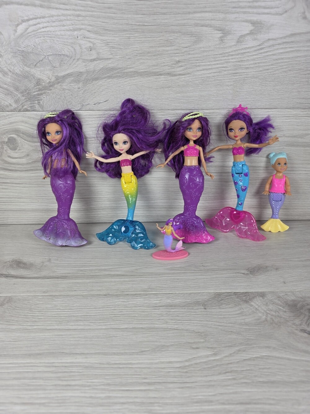 Mattel Barbie Dreamtopia Mermaid Doll Lot 6" Small SU63